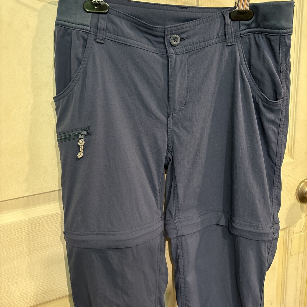 World Wide Sportsman Women's Sz 2 Navy Convertible Nylon Ultimate Angler Pants